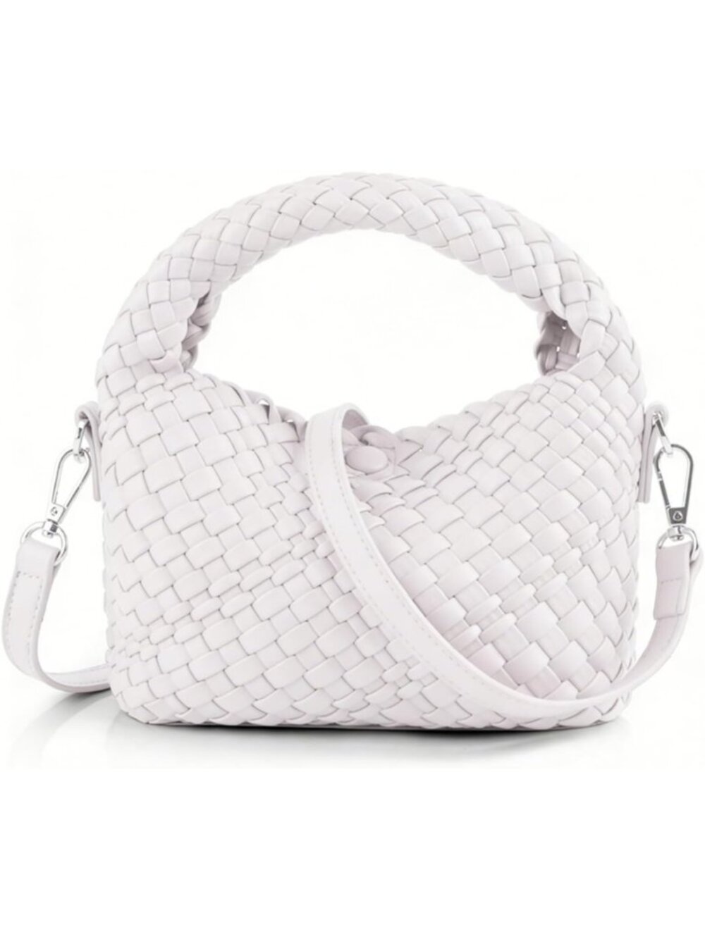 Stylish Woven Vegan Leather Crossbody Bag for Women - Trendy & Versatile